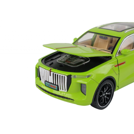 Alumiiniumist RC auto mudel 1:24 C Värvus Roheline