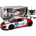 Auto R/C Audi R8 LMS Rastar 1:14 Valge-Punane