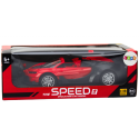 Mänguauto kaugjuhitav sportauto RC 1:18 punane