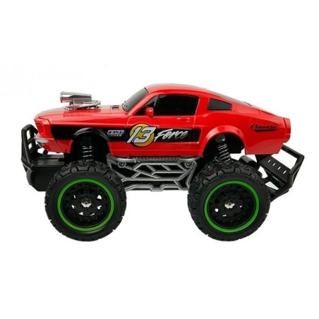 Kaugjuhitav auto Off-road R/C Red High Wheels