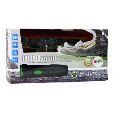 Kaugjuhitav krokodilli taskulamp