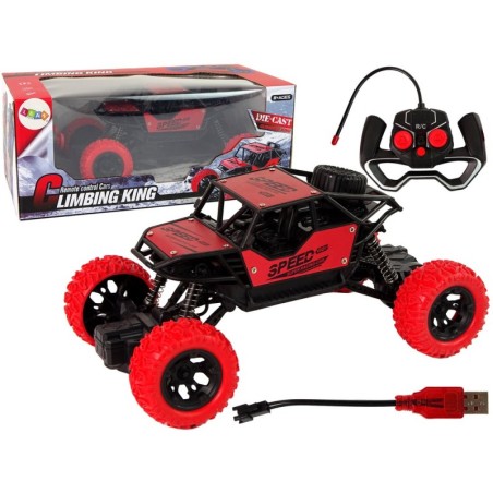 Kaugjuhitav maastikuauto R/C 1:18 Red.
