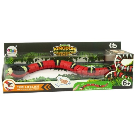 Kaugjuhtimisega Snake Touch punased mustad triibud