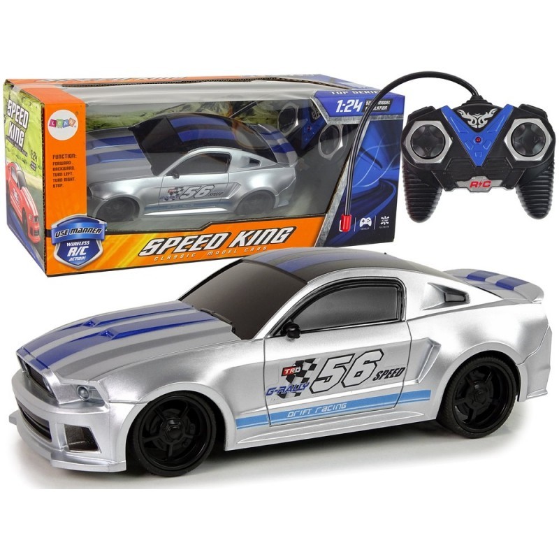 Kaugjuhitav R/C-sportauto 1:24 Speed Kuningas