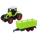 Kaugjuhitav RC-traktor haagisega 1:16 Roheline