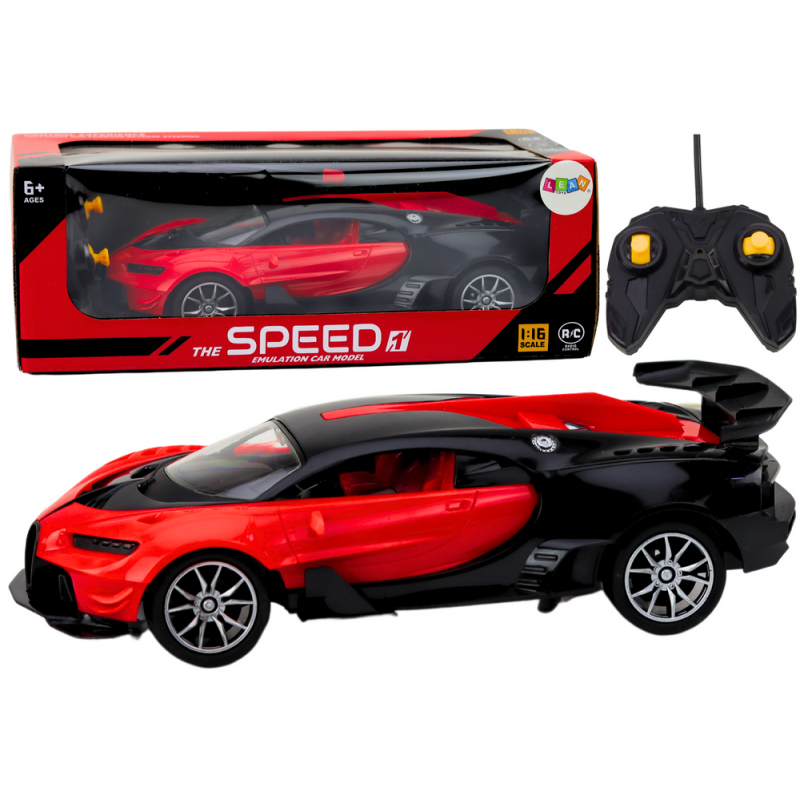 Kaugjuhitav sportauto punane 1:16 RC-auto