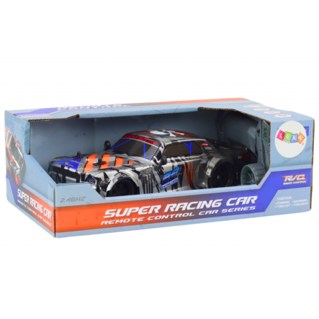 Hall kaugjuhitav sportauto RC 1:18, 23 cm