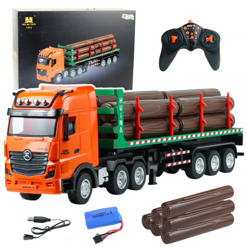 Kaugjuhitav puiduveo auto RC Huina 1:18
