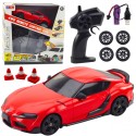 Drift Sportauto puldiga vahetatavad rattad RC 4WD Red