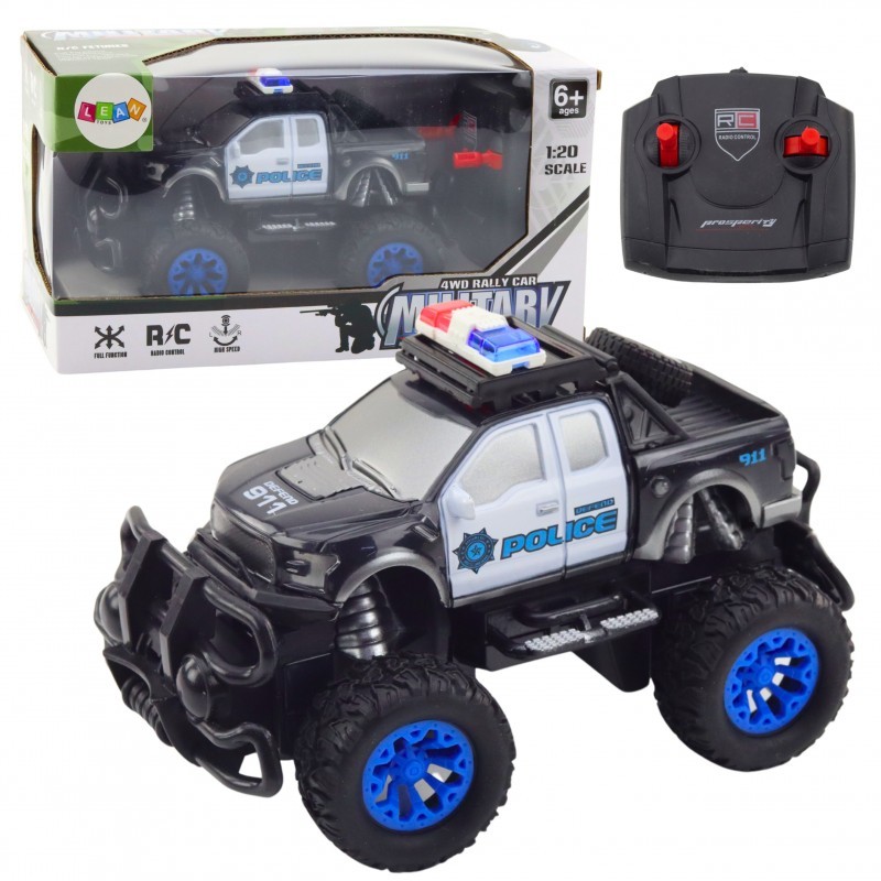 RC 1:20 kaugjuhitav maastikupolitseiauto