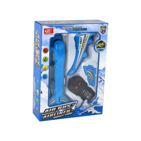 Kaugjuhtimisega lennuk R/C tuled sinised DIY