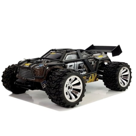 Maastikul kaugjuhitav pruun ja kollane 2,4G 1:18 35 km/h kiirusekontroll