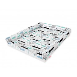 Mähkimismatt, gray and turquoise cars