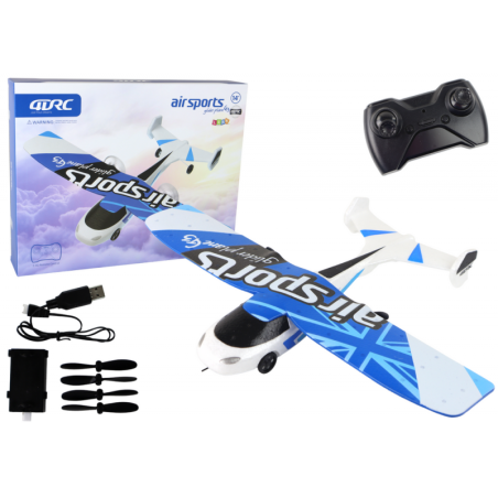 R/C 4D-G3 lennukituled valged sinised