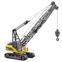 Roomikkraana kaugjuhtimispuldiga RC Crane Lights Sound Huina 1:14
