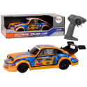 Oranž puldiga juhitav driftiauto 1:16