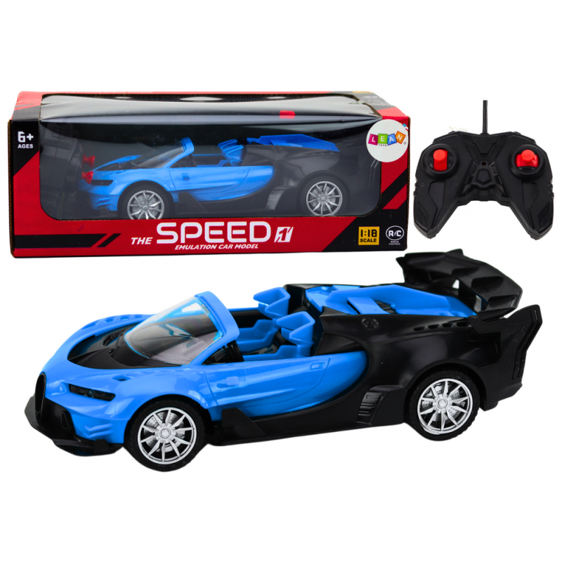 Sinine kaugjuhitav sportauto 1:18 | MIU.ee