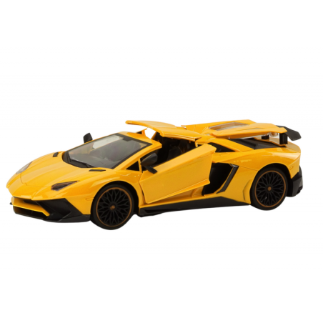 RC Sports Car 1:12 Avatav uks Kollane