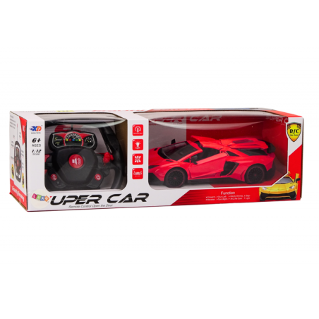RC Sport auto puldiga 1:12 Opening Doors Red