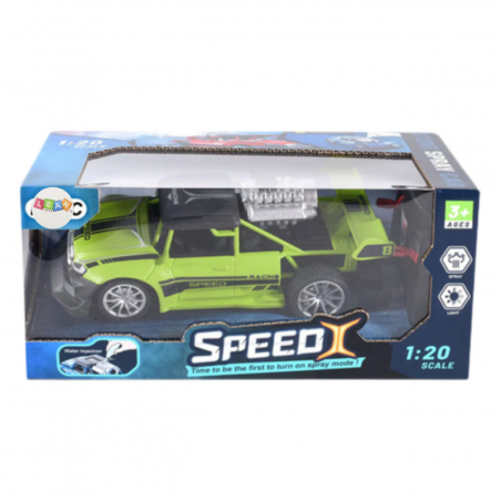 Kaugjuhitav RC-auto 1:20 Tuled suitsuefektiga rohelised