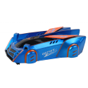 Laser sportauto, sõitmine seintel, lagi, sinine