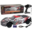 Puldiga sportauto R/C 1:8 hall valge