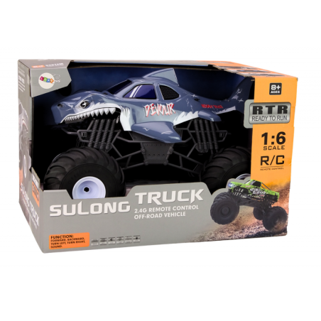 Suur maastikul kaugjuhitav auto 2,4G RC 1:6 Shark