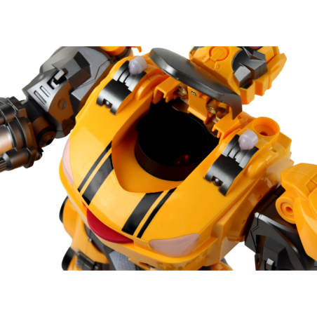 Suure robotiga kaugjuhitav R/C kollane helivalgus
