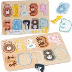 Puidust numbrite pusle