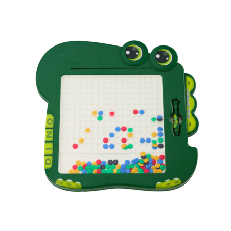 Dinosauruste hariv magnettahvel, roheline pusle