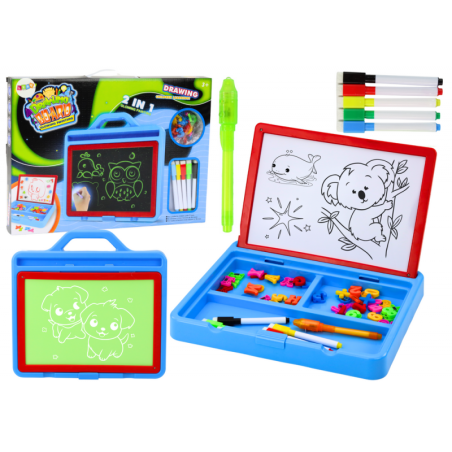 Joonistuslaud Valgusmaal 2in1 Magnetic