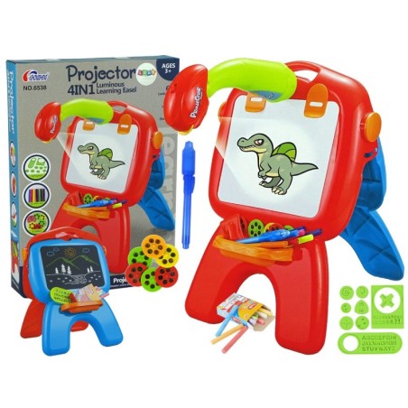 Kahepoolsed tahvlid kriidipliiatsid Statiivi projektor Pictures Red