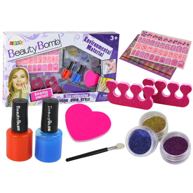 Küünte värvimise komplekt Beauty Bomb XXL kleebised