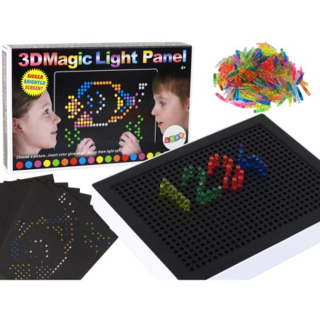 Magic Educational Board 3D valgustatud pusle 180 tükki.