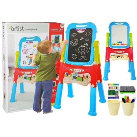 Magnetiline kriiditahvel Sinine punane tarvikud