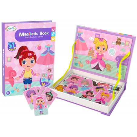 Magnetilised pusleraamatute riietuskostüümid