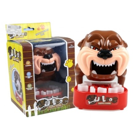 Hammustava buldogi naljakas peremäng