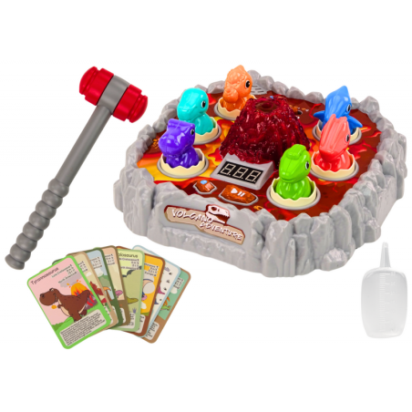 Arkaadmäng Wac A Mole Dinosaurused Vulkaan Suitsuefekt Tuled Helid