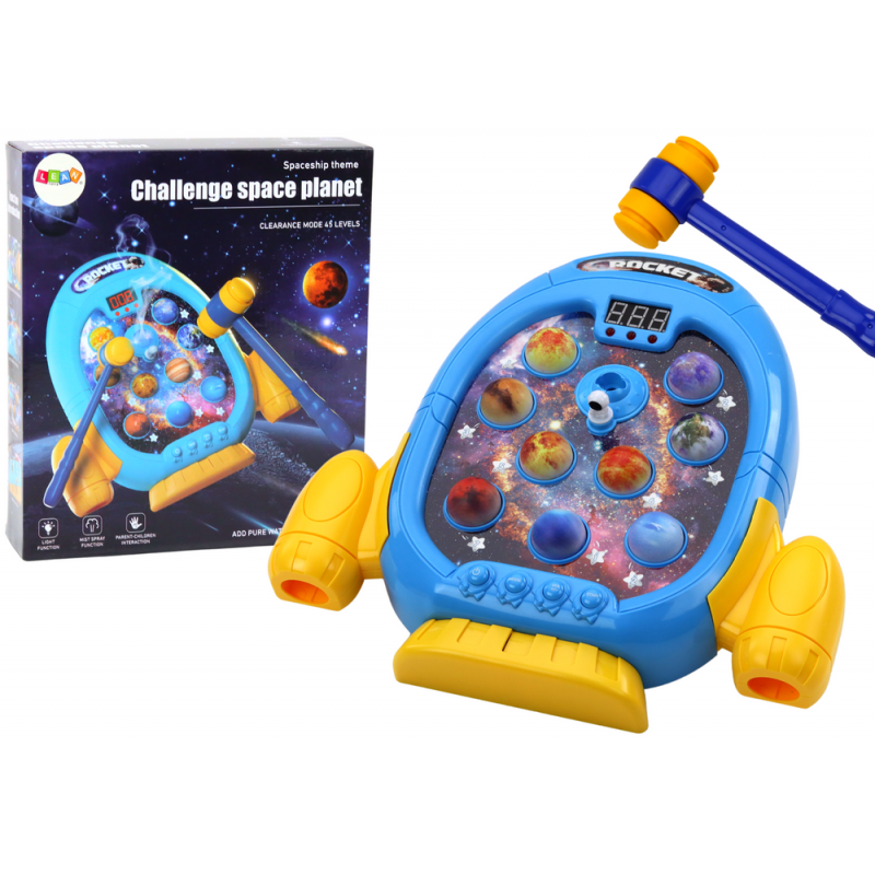 Arkaadmäng Wac A Mole Planets Rocket 6 Modes Lights Sounds Smoke
