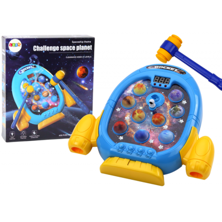 Arkaadmäng Wac A Mole Planets Rocket 6 Modes Lights Sounds Smoke