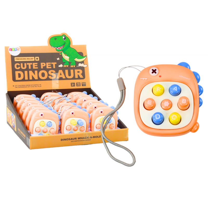 Arkaadmäng Whack A Mole Letters Dinosaur Orange