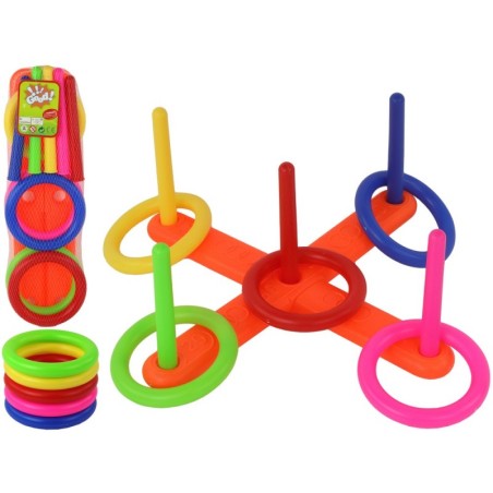 Arkaadmäng Viska värvilisi rõngaid sihtmärgile