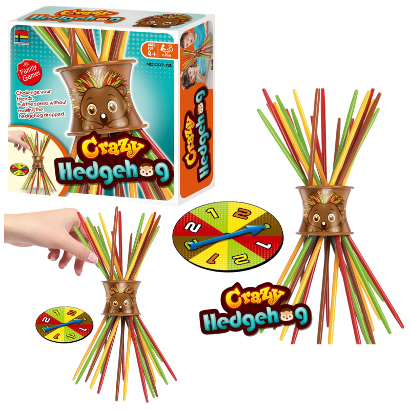 Pere arkaadmäng Crazy Hedgehog Checkers Shield