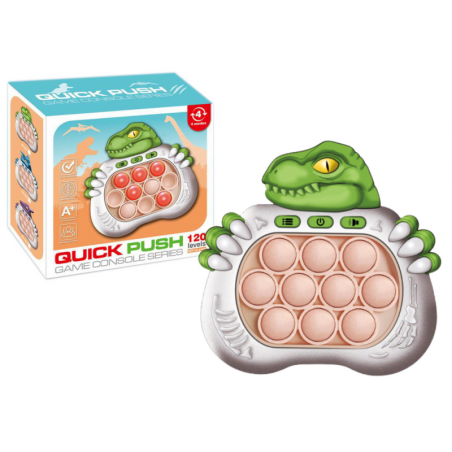 Dinosaur Pop It Sensory Mäng Akutoitel tuled kõlavad roheliselt