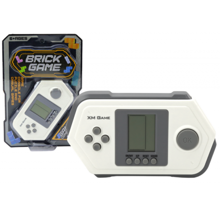 GraTetris Brick mängu elektrooniline konsool hall – valge