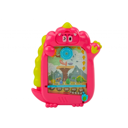 Joonistuslaua taskumäng 2in1 roosa dinosaurus