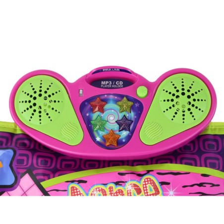 Laste tantsumatt Patareiga töötavad tuled Helid tantsuks 91cm x 93cm