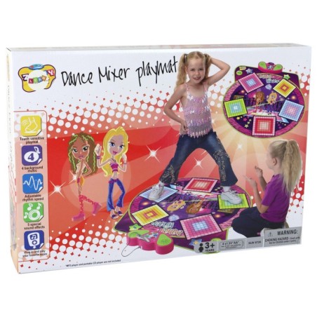 Laste tantsumatt Patareiga töötavad tuled Helid tantsuks 91cm x 93cm