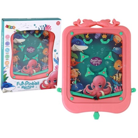 Mini Pinball Arkaadmäng Roosa pallimäng