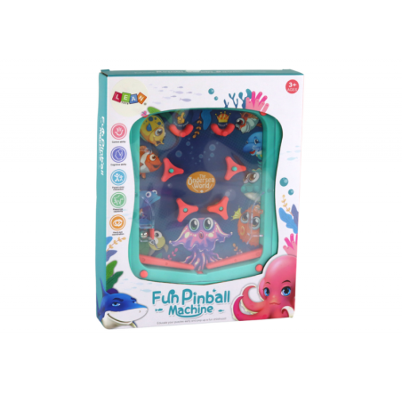 Mini Pinball arkaadmäng rohelise palliga